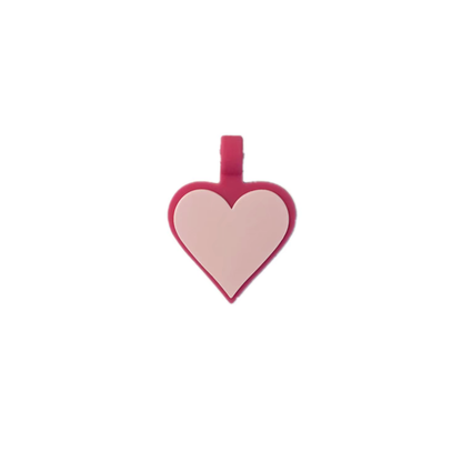 Plaquita de goma Corazón