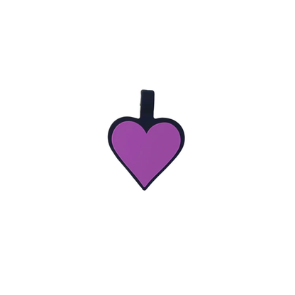 Plaquita de goma Corazón