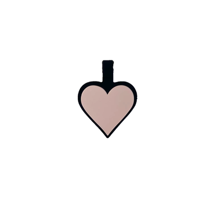 Plaquita de goma Corazón