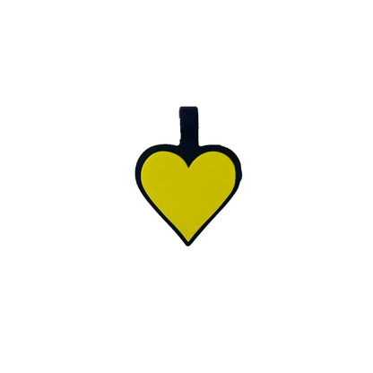 Plaquita de goma Corazón
