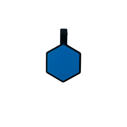 Plaquita de goma Hexagono